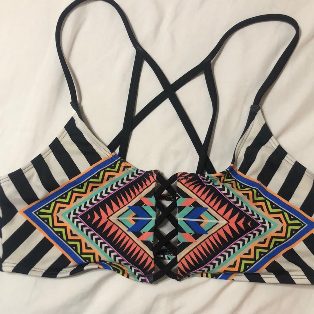 Victoria’s Secret PINK Aztec swim top